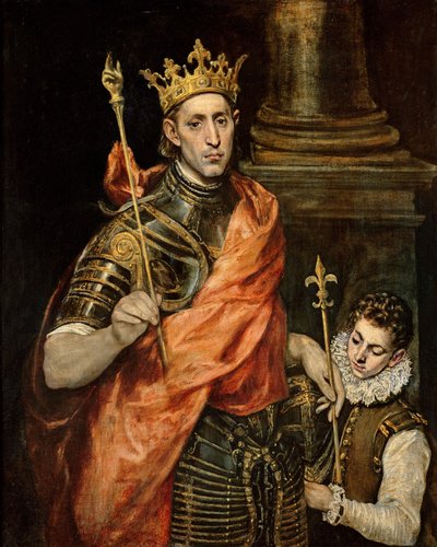 St. Louis and his Page by El Greco